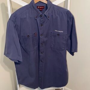 Union Pacific button down shirt